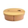 Kanoryu Bento Box, Wood Grain, 700ml, Design - Knotted Hedgehog - Magewappa Large