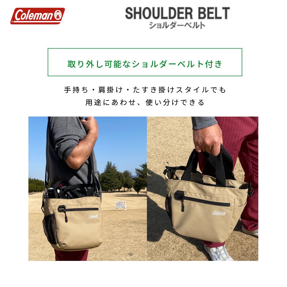 Etsumi Coleman Camera Coleman Tote Bag with Shoulder & Bag, Strap, Sand, VCO-8765