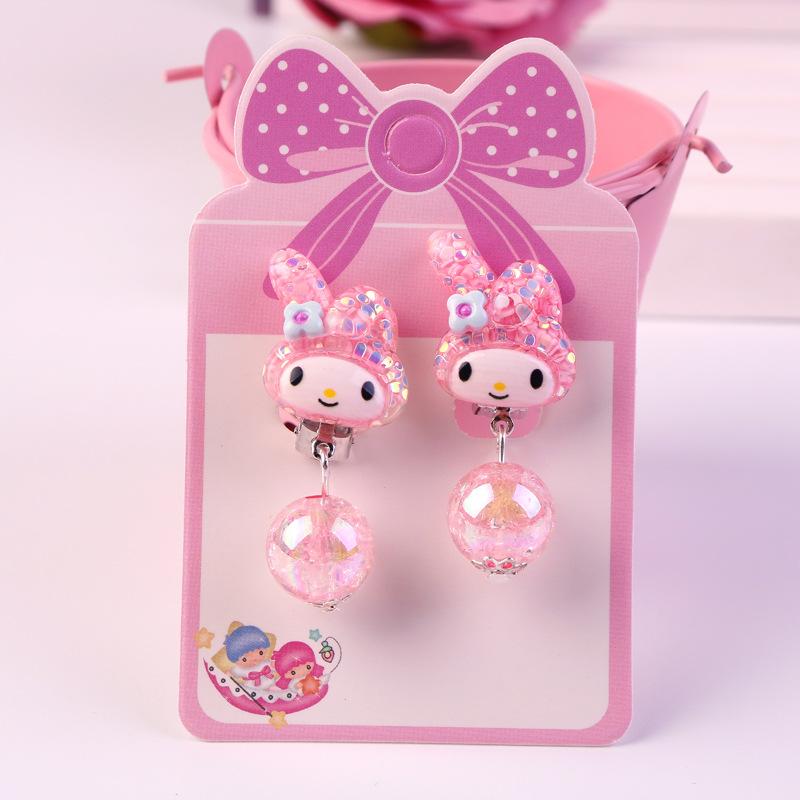 Детские серьги без отверстий для ушей для маленьких девочек, милые цветочные серьги с жемчужинами и жемчужинами, модные украшения, подарок, жемчужная бахрома, клипса для ушей, серьга-подвеска