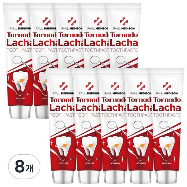 Зубная паста Paul Madison Tornado Racha, набор из 5 шт., 100 г, 8 шт.