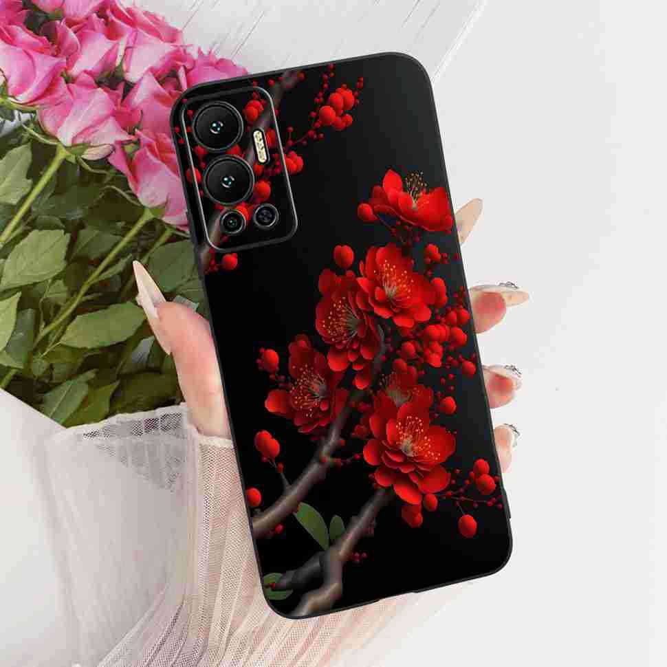 Чехол для Infinix Hot 12 2022 Животный Рисунок Мягкий Силиконовый Чехол для Телефона Для Infinix Hot 12 Hot12 X6817 X6817B