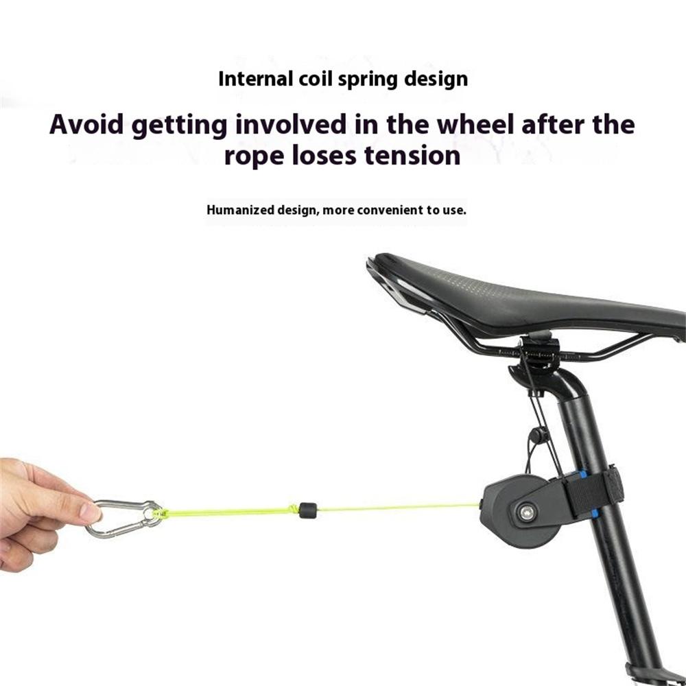 08DA0010 1 Set Bicycle Tow Rope Parent-Child Bike Trailer Rope Pull Traction Strap