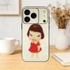 Y-Yoshitomos Art N-Nara Phone Case Silicone black Soft For IPhone 17,16,15,14,13,12,11,SE,Plus Pro Max