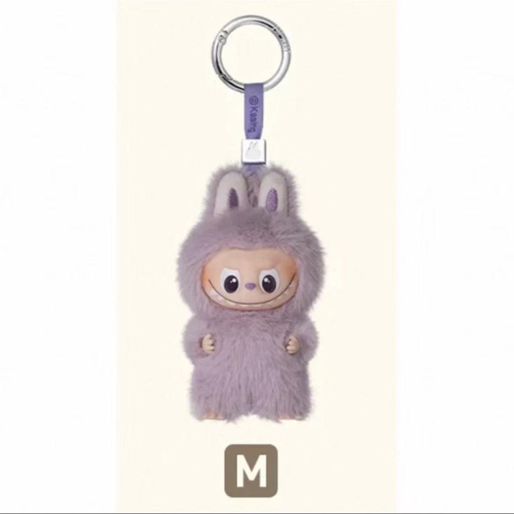 Labubu New 4th Generation Mini Edition Vinyl-Face Plush Doll Blind Box Backpack Accessory Keychain Christmas Gift Children's Hand Puppet Toy