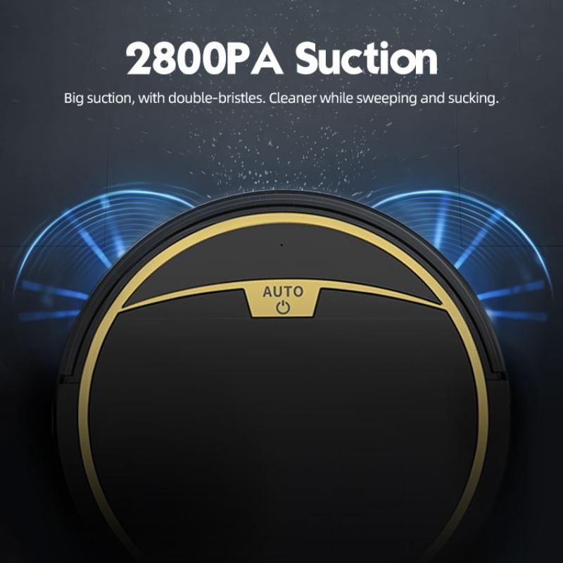 Бытовой интеллектуальный робот-пылесос с дистанционным управлением для влажной и сухой уборки, автоматический подметальный робот-пылесос