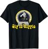 Забавная футболка унисекс с надписью «Zip It Hippie Ronald Reagan»