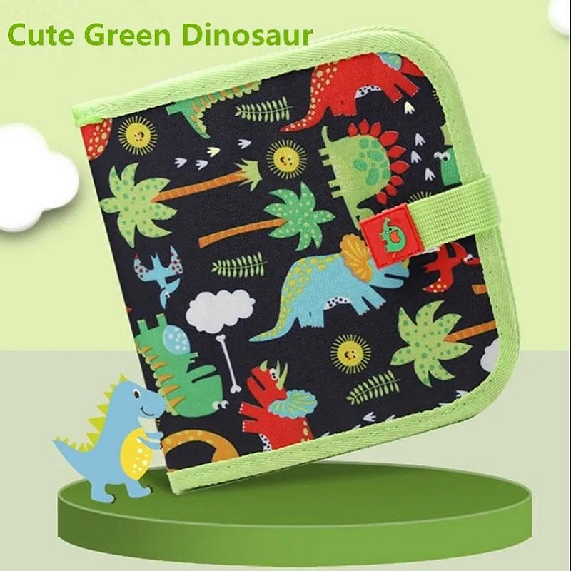 Детская волшебная доска, обучающие детские игры, раскраски, детские игрушки для рисования, 6 страниц, стирающие доски с помощью водных меловых ручек