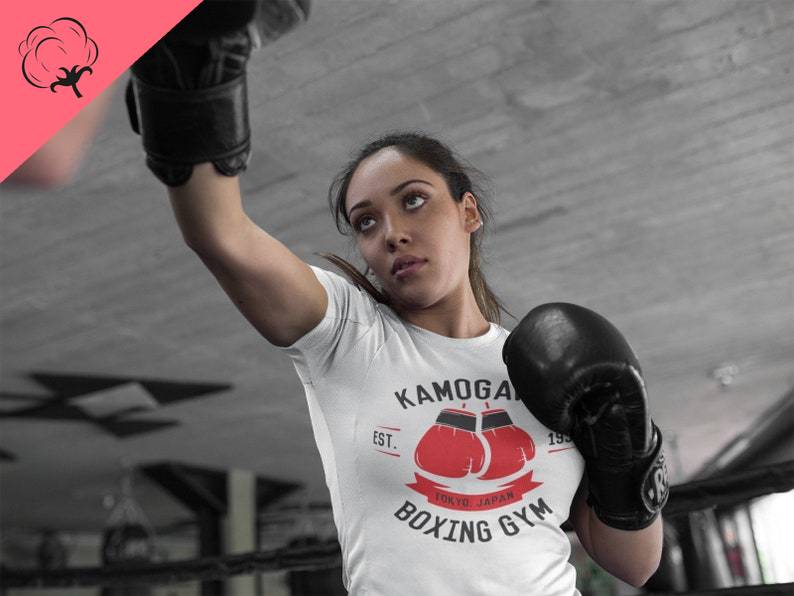 Unisex Hajime No Ippo Kamogawa Boxing Gym cotton T Shirt Ippo Makunouchi Unisexga Anime Clothing Japan Boxing Gloves