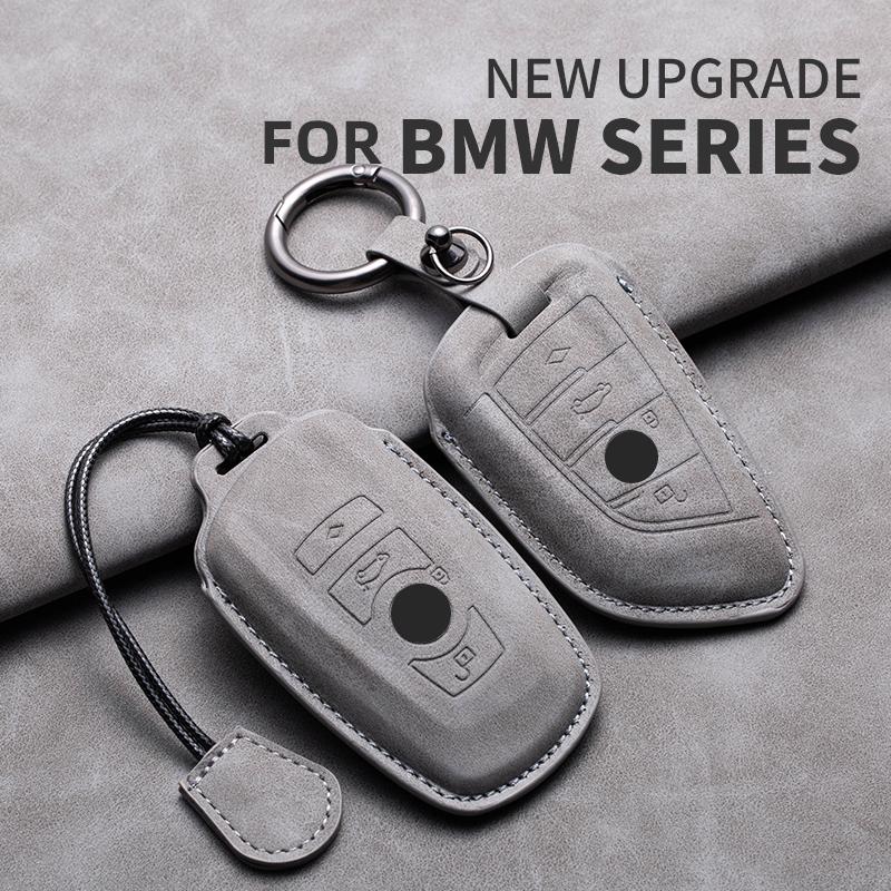 Для BMW F30 F31 F32 F34 F20 F21 F07 X1 X3 G01 X4 F15 F16 Кожаный Чехол-Оболочка для Автомобильного Ключа Брелок для Ключей Автомобиля