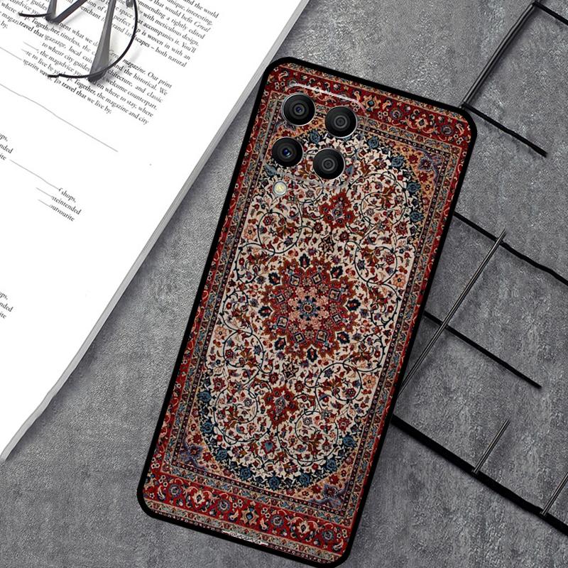 Чехол в стиле персидского ковра с цветочным узором для Samsung Galaxy M55 M31 M13 M11 M12 M14 M15 M06 M16 M36 M56 M53 M32 M52 M35 M34 M54