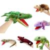 Adorable Lizard Puppet Plush Toy Soft Reptile Stuffed Animal For Kids Customizable Picture Design Short Plush 50cm Height