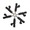 6 Fuel Injectors for BMW 128i 328i X3 X 5 Z4 525i 2.0L 2.5L 3.0L 2006-2012 7531634 13537531634 FJ748 1353753163