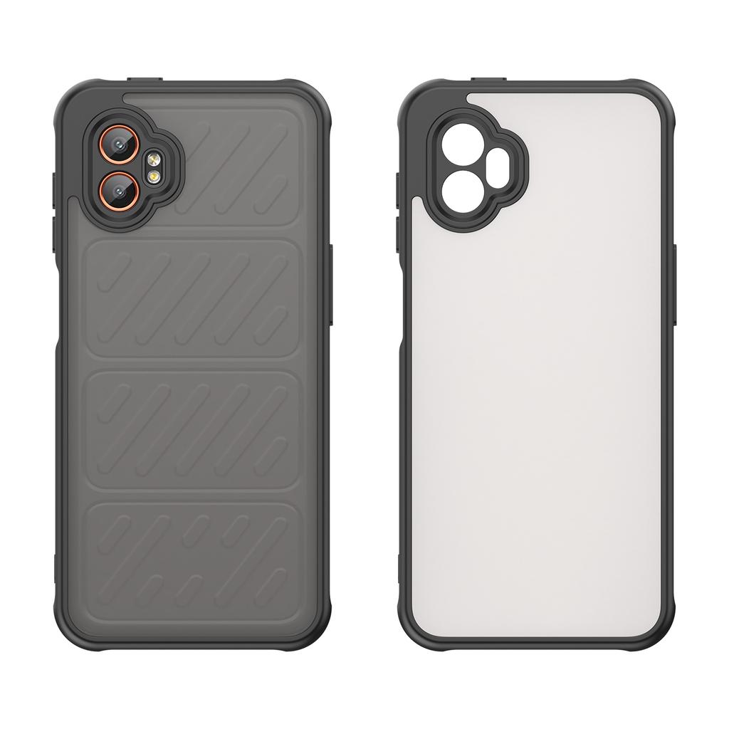 Для Samsung Galaxy XCover7 Pro Чехол Ударопрочный Подушки безопасности Матовый Полупрозрачный ПК+ТПУ Чехол на заднюю панель телефона