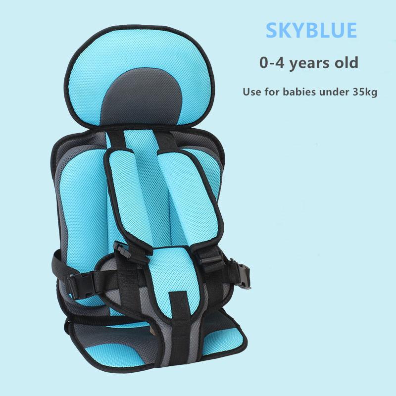 NEW Child Safety Seat Mat for 6 Months To 12 Years Old Breathable Chairs Mats Baby Car Seat Cushion Adjustable Stroller Seat