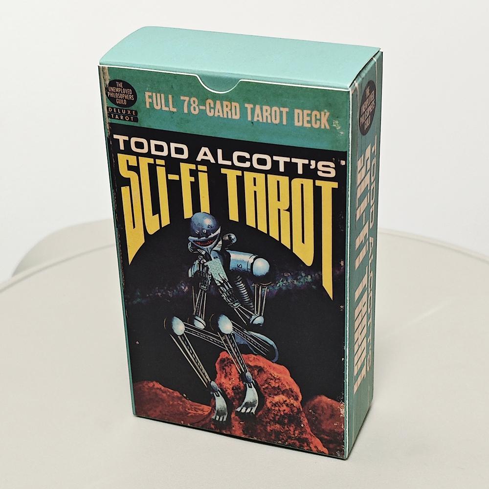 Научно-фантастические карты Таро Тодда Элкотта 12*7 см. Колода Таро на тему научной фантастики, 78 карт Таро, основанных на системе Райдера-Уэйта.