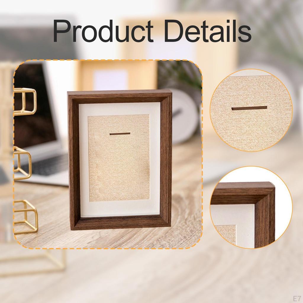 Case Frame Tabletop Decor Multipurpose Gifts Photo Shadow Box for Runners