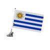 Drapeau - Uruguay - 27 X 35 Cm - Mât À Ventouse - Polyester - Impression Recto/verso