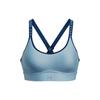Спортивный бюстгальтер с логотипом в стиле колор-блок Женские спортивные бюстгальтеры Синий 1363353-490