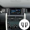 Car Air Conditioning Vent Armrest Cup Holder Stop Panel For Land Rover Discovery Sport 2015- Carbon Fiber Sticker