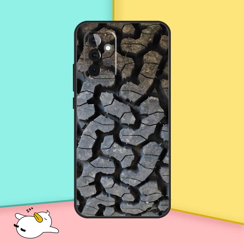 Tire Tread Wheel Case For Samsung Galaxy A16 A06 A26 A36 A56 A53 A32 A52 A33 A13 A55 A35 A15 A14 A34 A54 A17