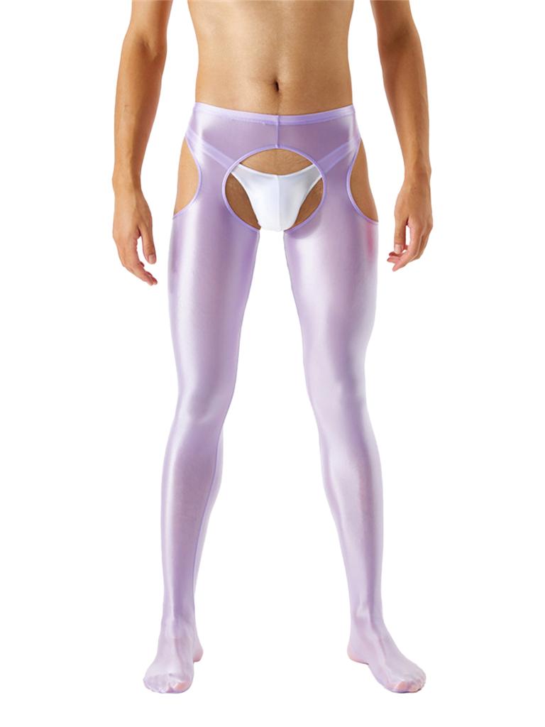 Масляные блестящие колготки без вырезов, сексуальные брюки с открытой промежностью, колготки с мокрым эффектом, шелковистые чулки, тонкие леггинсы с высокой талией