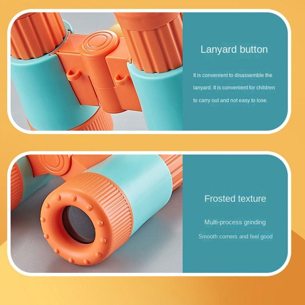 with A Whistle Children Binocular Telescopes Removable Children Telescope Activity and Travel Use