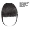 Women Clip-in Bangs Natural Forehead Bangs Hair Extensions Black Brown Straight Bangs Fringe Wig Hairpieces