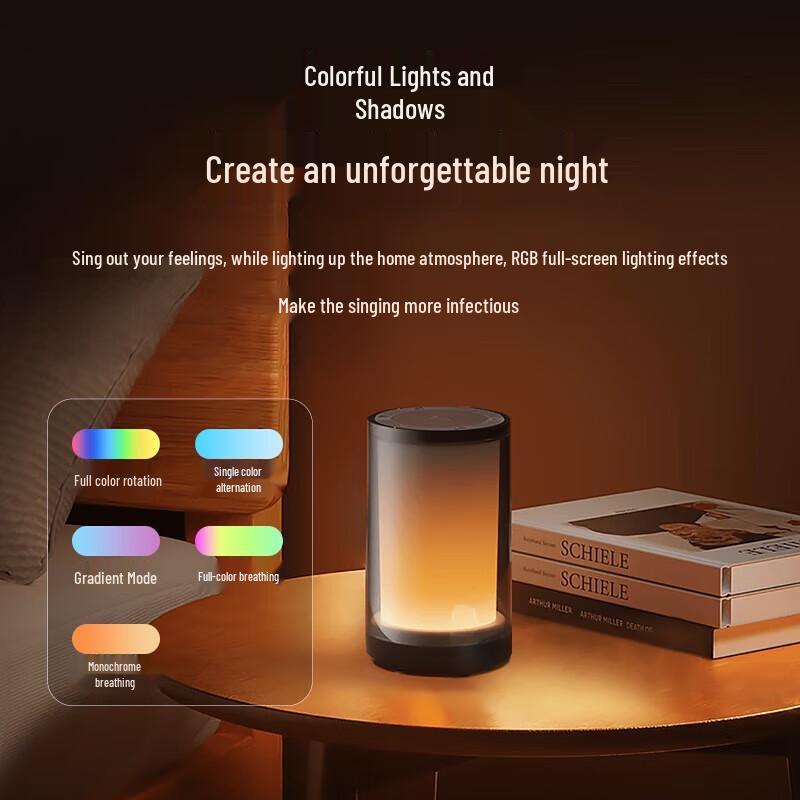 Bluetooth-колонка Soli AI K35 с голосовым помощником Xiaodu и RGB-подсветкой, штекер CN (адаптер в комплекте)