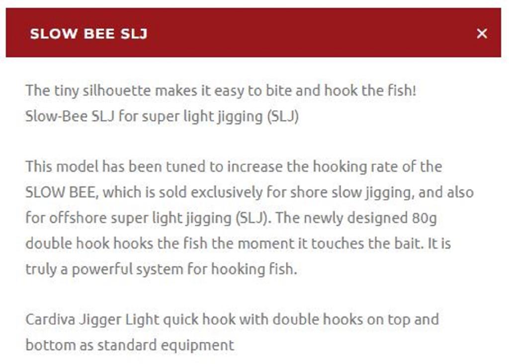 Xesta Металлический джиг Slow Bee SLJ 40 грамм RGD (4443)