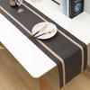 St@r Ink Table Runner, Nordic Tablecloth, Stylish Korean-Style Table Mat for Parties, Events, and Jute, 30cm X 180cm, Brown