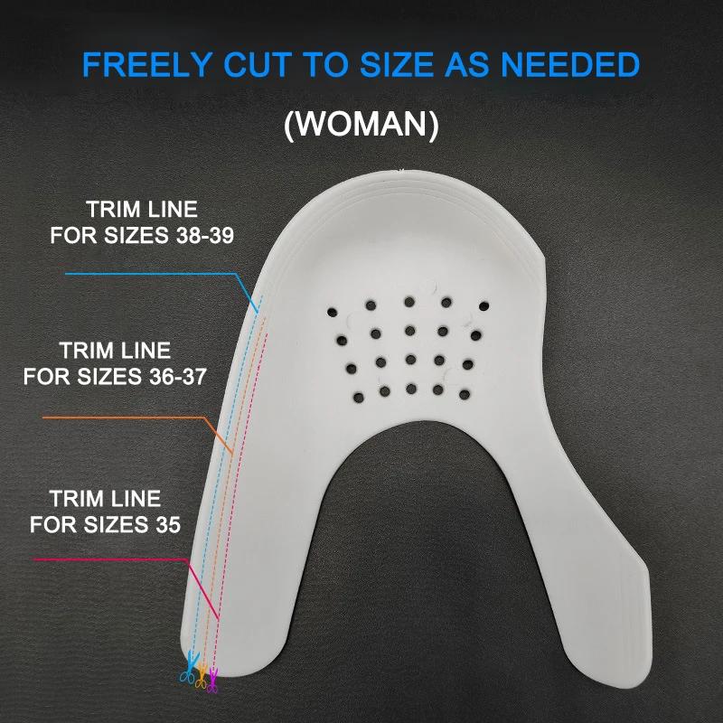 Защита от заломов обуви Защита от морщин для кроссовок Поддержка носка от трещин Распорка для обуви Легкие вставки-щитки для обуви