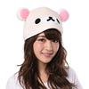 SAZAC Fleece Kigurumi Half One Size Fits All Cap, Korilakkuma, Adult, RAX-015