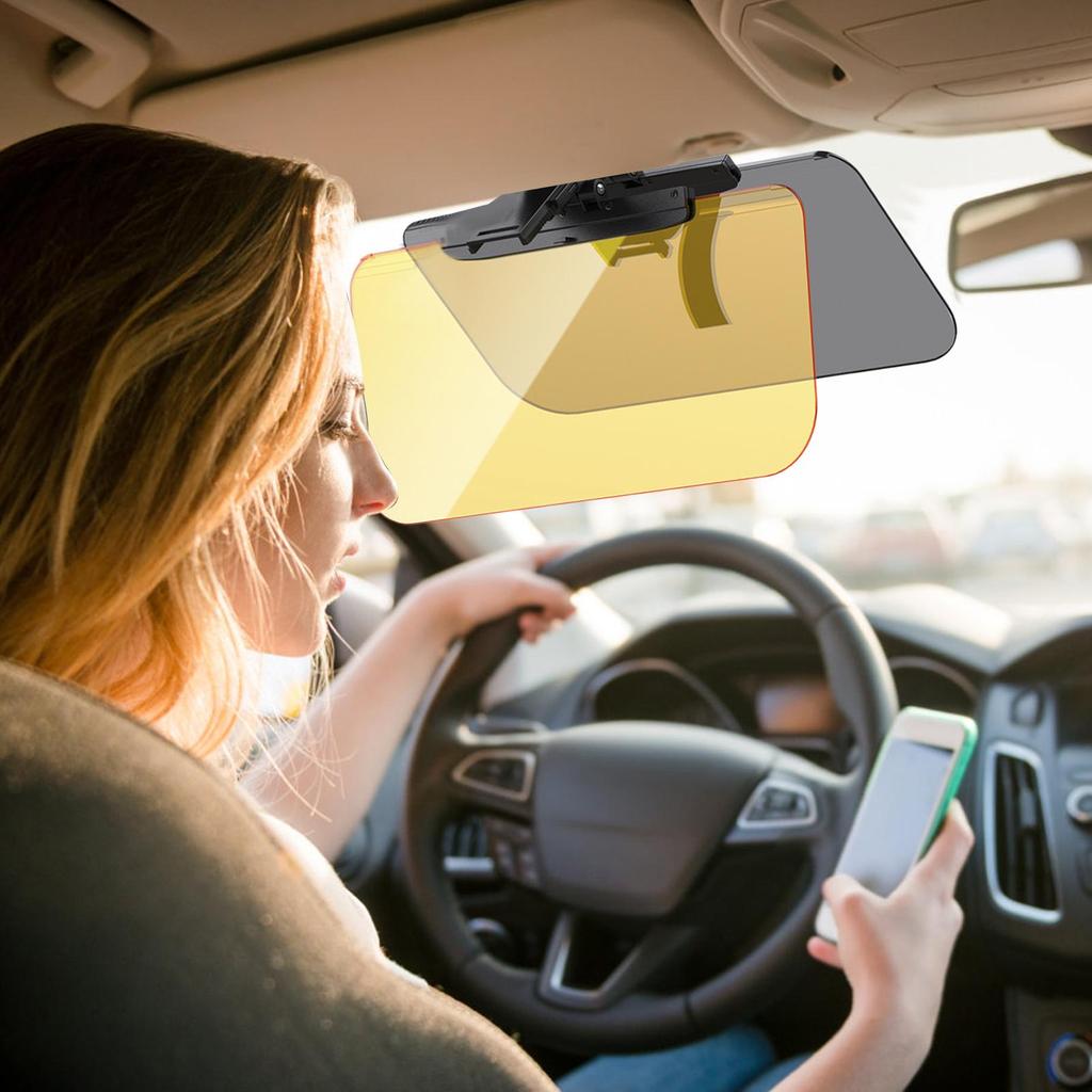 Регулируемый автомобильный солнцезащитный козырек Безопасное вождение Днем и ночью Лобовое стекло Внедорожник Грузовик Поляризованный Антибликовый Щиток аксессуары для интерьера автомобиля