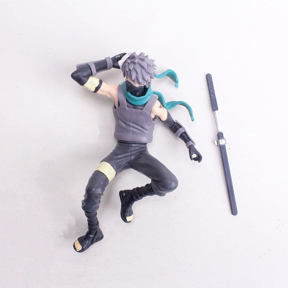 Anime Naruto Action Figure Kakashi Model Toys Cartoon Solid PVC Statue Collection Doll Car Decoration Boys Birthday Gifts
