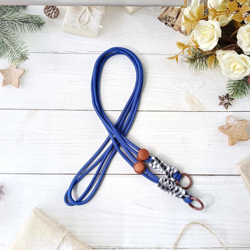 Регулируемый плетеный кроссбоди шнурок для телефона с защитой от потери, с задним зажимом и ремешком для лыжной перчатки