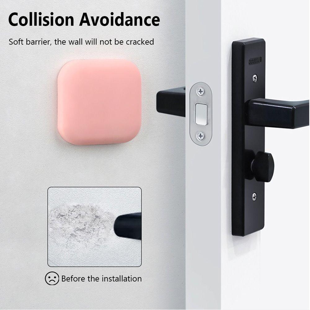 Guard Wall Protector Self Adhesive Doorstop Durable Anti-crash Pad
