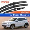 Передние и задние дворники для Citroen C4 Aircross 2012-2017 2013 2014 2015 Дворники Передние и задние щетки стеклоочистителя Лобовое стекло 24"+21"+10"