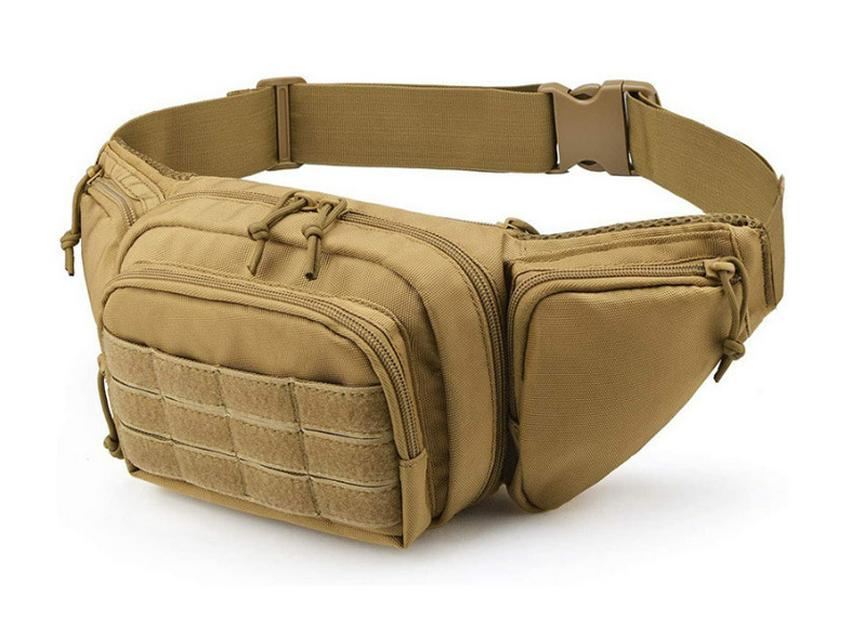 Водонепроницаемая камуфляжная поясная и нагрудная сумка для активного отдыха - унисекс, многофункциональная для рыбалки