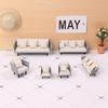 1 Piece Scene Decoration Dollhouse Sofa Simulation Pretend Play Toy For Photo Props Kids Toys Doll Parts Model