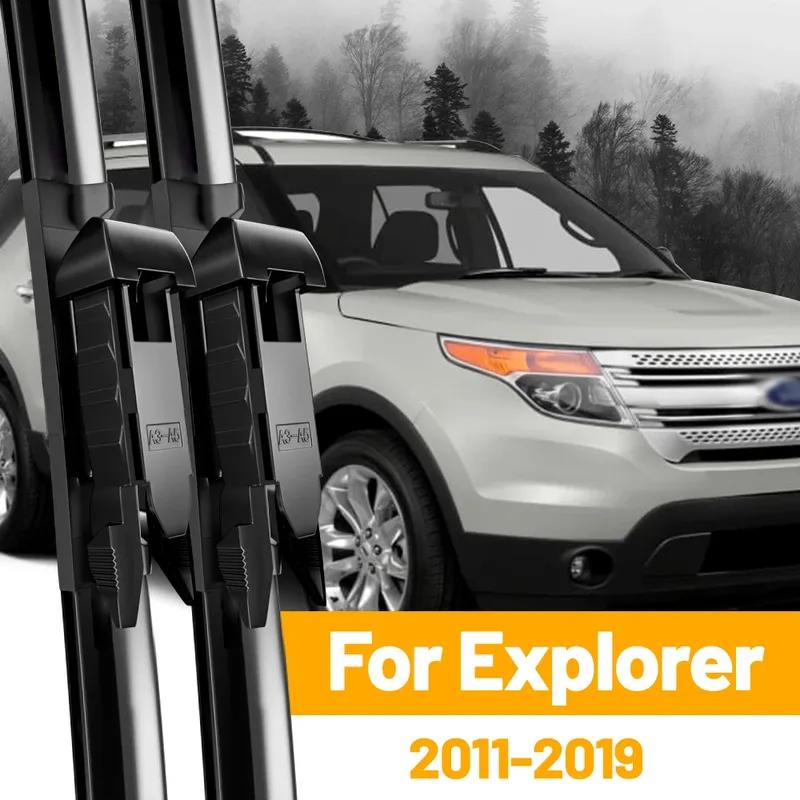 For Ford Explorer Front Wiper Blades 2011- 2013 2014 2015 2016 2017 2018 Windscreen Windshield Window Accessories 26"+22"