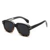 Modern Flattop Square Sunglasses For Men With Uv Protection For Travel And Parties