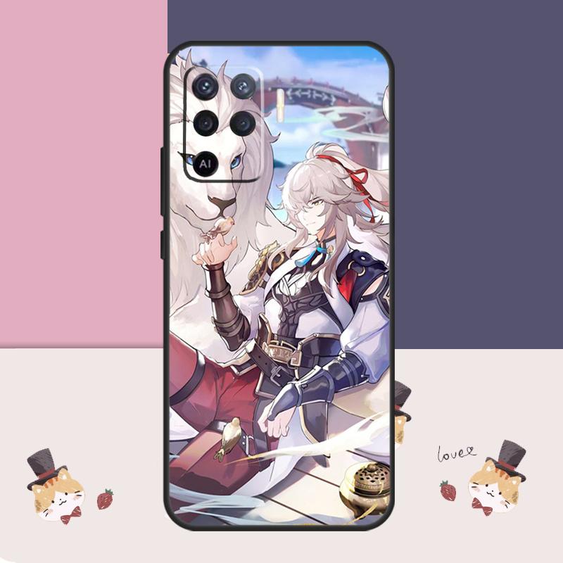 Чехол Jing Yuan Honkai Star Rail для Oppo A76 A96 A16 A60 A98 A58 A78 A18 A38 A80 A40 A77 A57 A17 A74 A54 A94 A15 A5 Pro