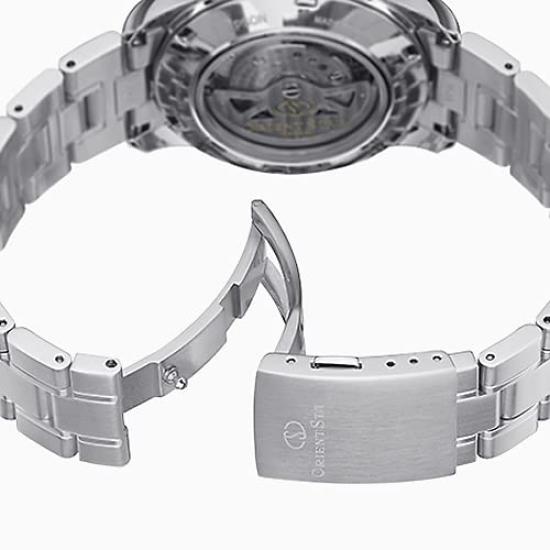 ORIENT STAR Автоматические Сделано в с Открытым Серебром RK-AT0004S Мужские Часы, Полускелетон, Механические, Япония, 2-летняя Гарантия Производителя, Сердце, Белый,