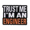 Брошь Euramerican English Believe I Am Really An Engineer с английской буквой, металлический сплав, значок, аксессуары