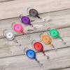 Office Supplies Durable Clip Stationery Anti-Lost Clip Retractable Badge Holder Lanyards Key Ring
