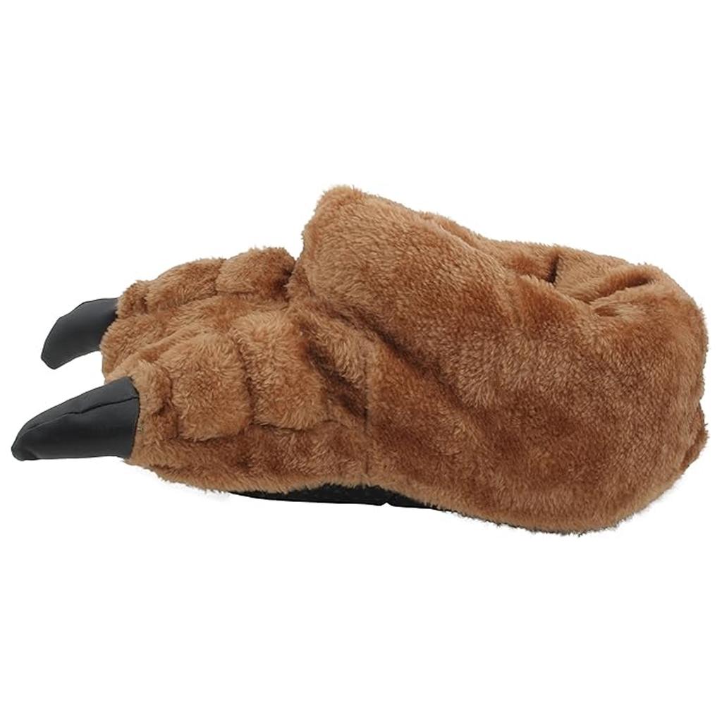 Slumberzzz Men's Monster Claw Plush 3D Slippers