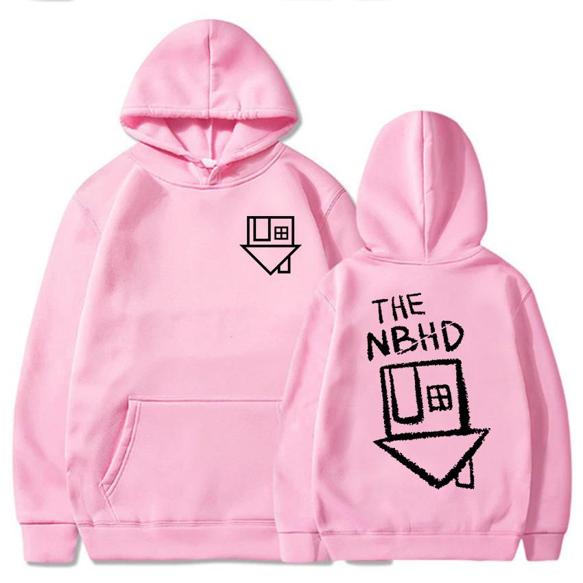 Женская Мужская Одежда NBHD The Neighbourhood Band Принт Толстовки Унисекс Уличная Одежда Зимняя Мягкая Удобная С Капюшоном