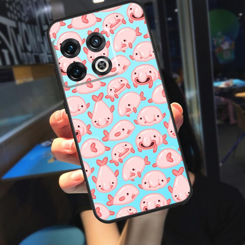 Милый рыбо-капля Чехол Для OnePlus 13R 13 12 R 11 9 10 Pro 8T 9RT 10T OnePlus Nord CE 4 2 3 Lite N20 N30 Чехол