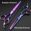 1PC Hair Cutting Scissors Thinning Shears Stainless Steel Pro Salon Barber Shears Hairdressing Kit