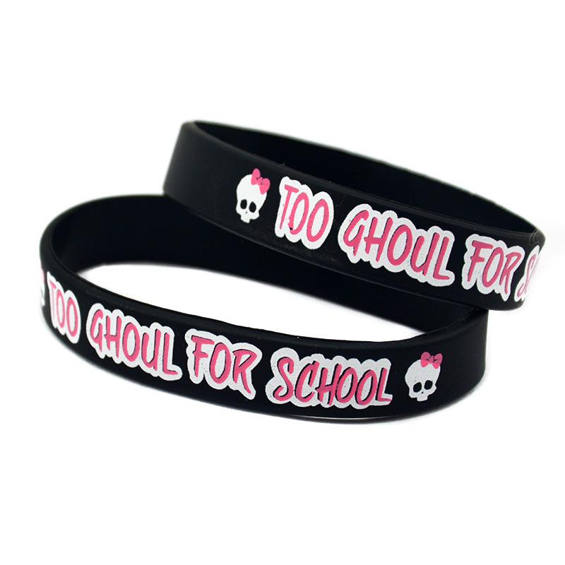 Аниме Браслет силиконовый спортивный Монстер Хай